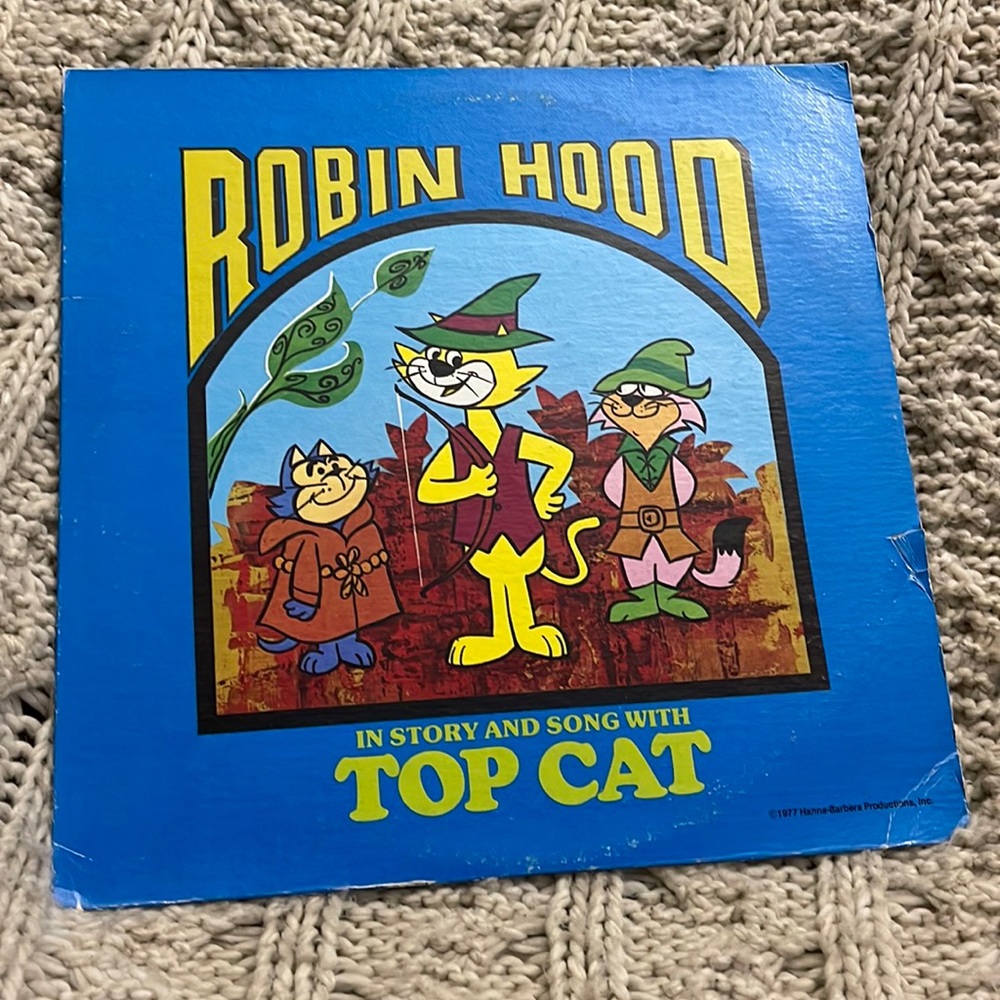 Record ROBIN HOOD In Story and Song with TOP CAT LP 1977